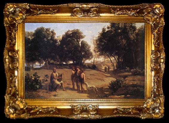 framed  Corot Camille The Trinita ai Monti, ta009-2